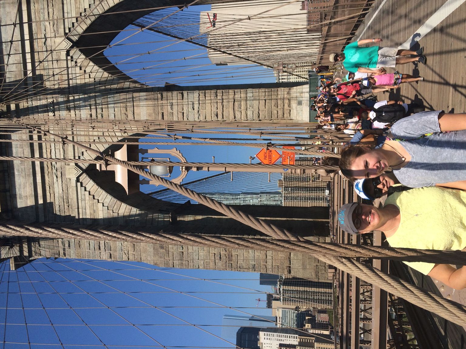 Walking the Brooklyn Bridge