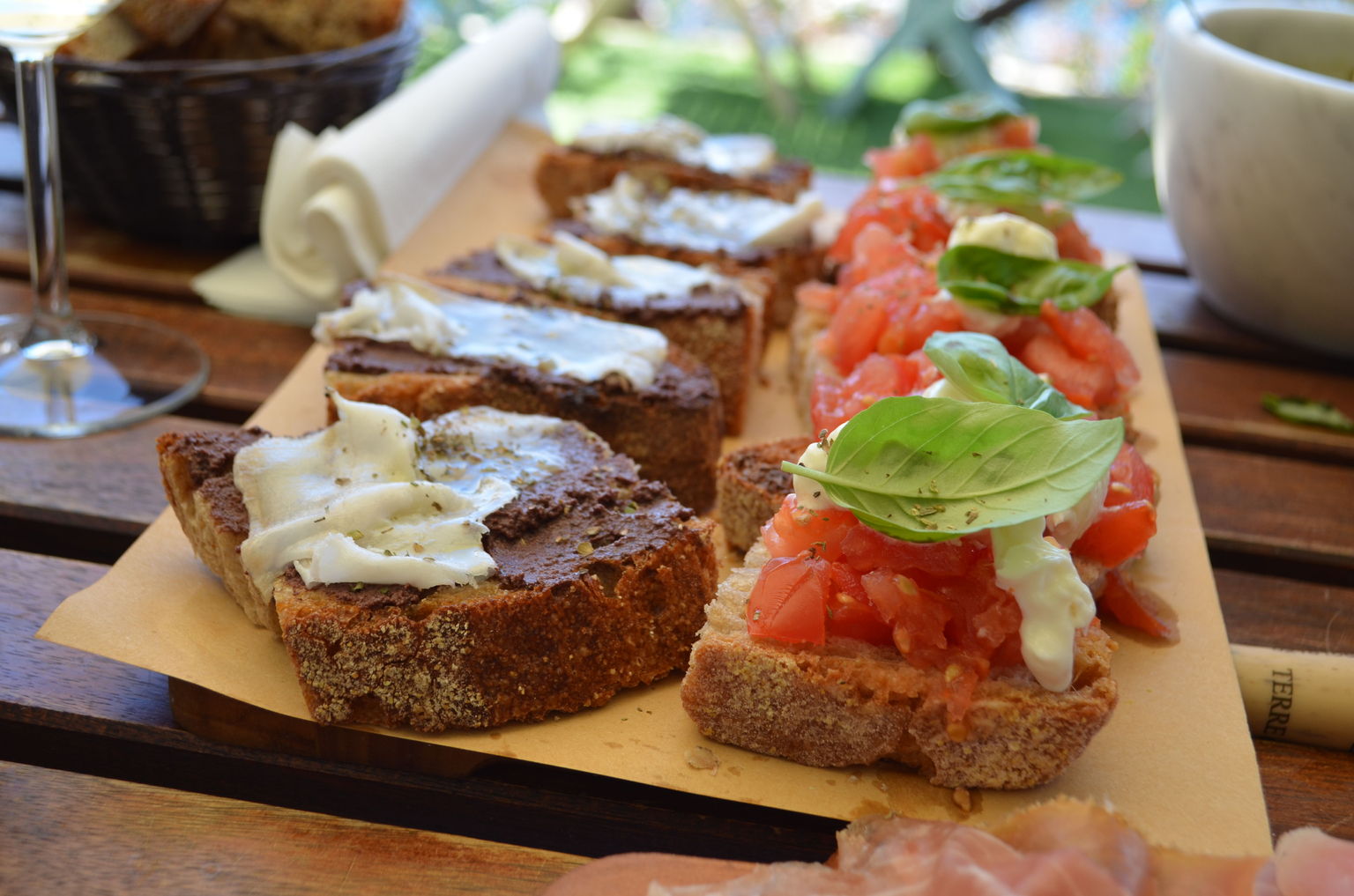 Bruschetta and Patte