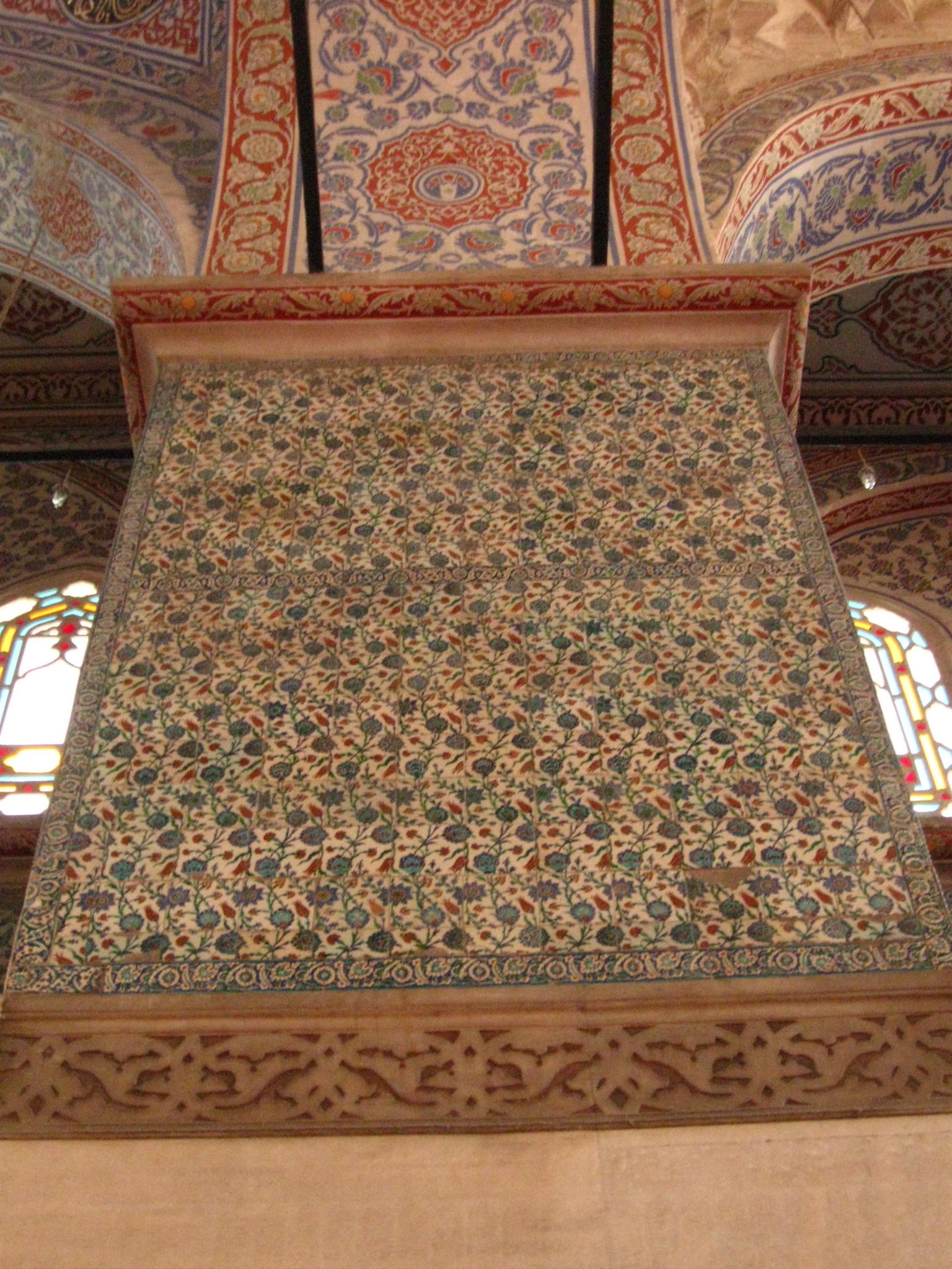 Blue tiles in the Blue Mosque