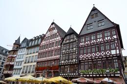 Photo of Romerberg. Pretty gabled houses line one side of Romerberg square. , David Lally - December 2014