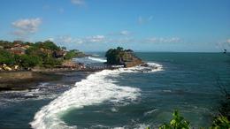 Photo of Tanah Lot Main temple at Tanah Lot. The pathway is showing there, which is covered by the tide. We waded out to the temple as it was knee-deep by the time we got down. , danjsmith86 - September 2016