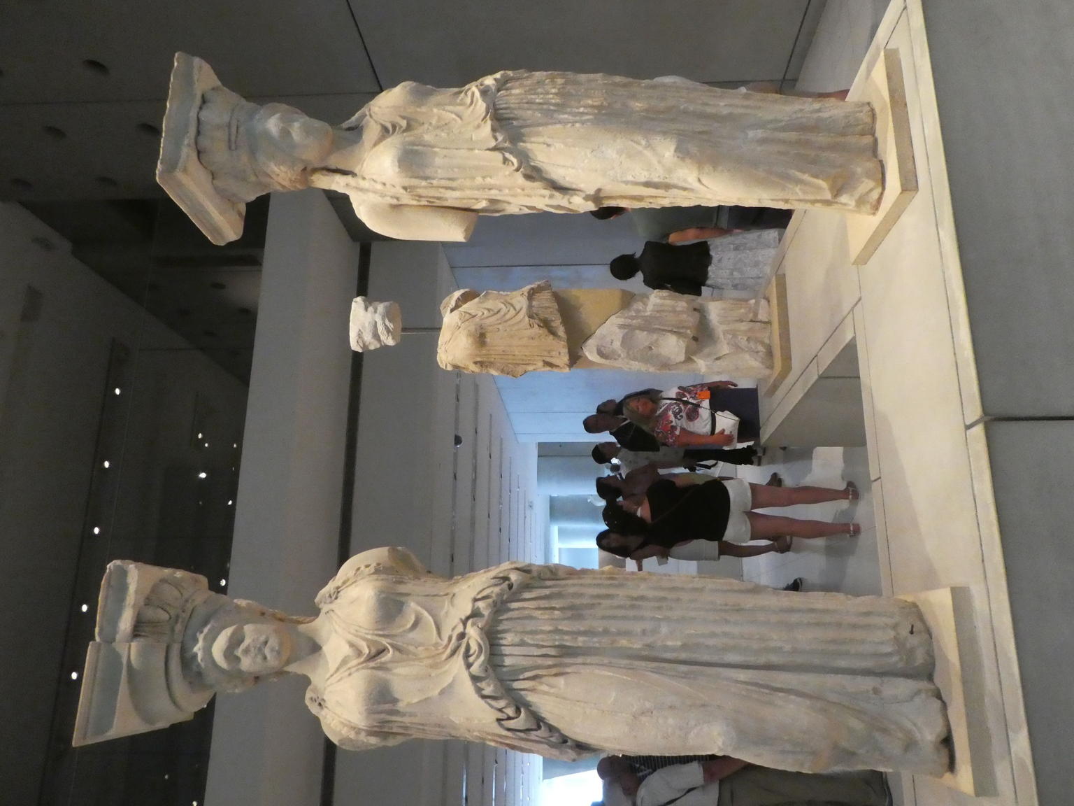 The original columns from the Erectheum.