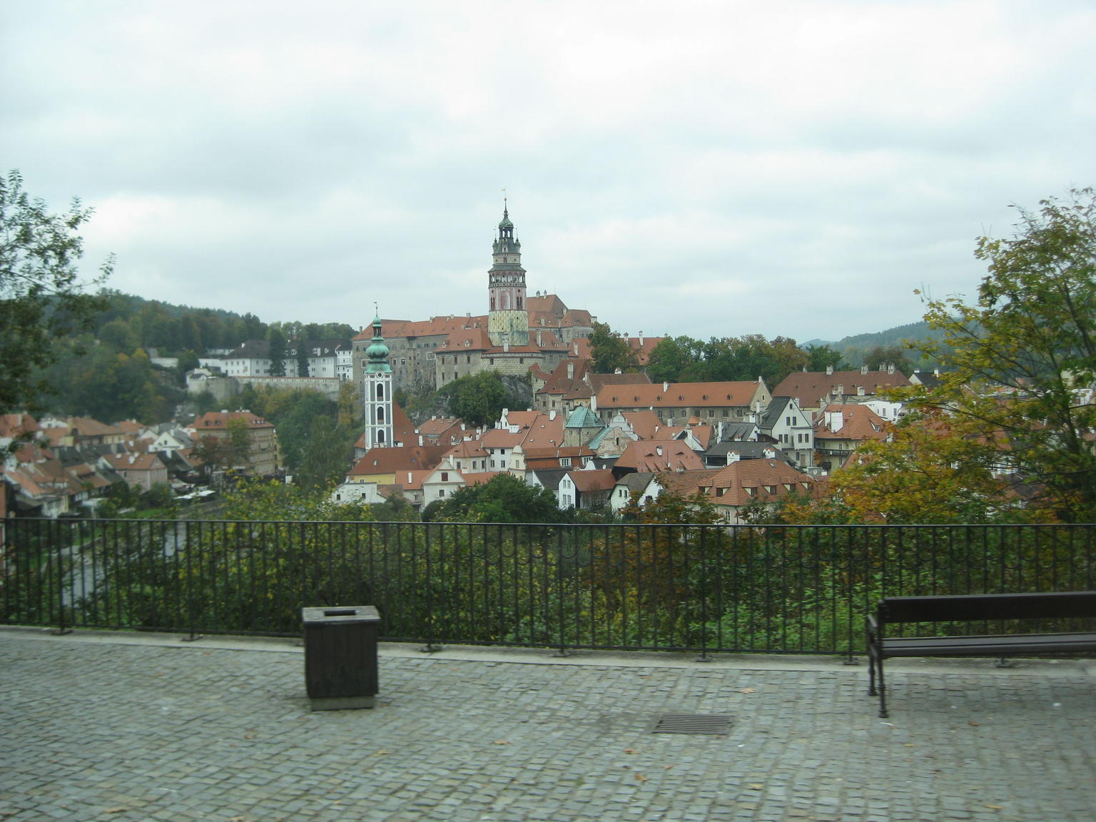 Arrival in Cesky Krumlov