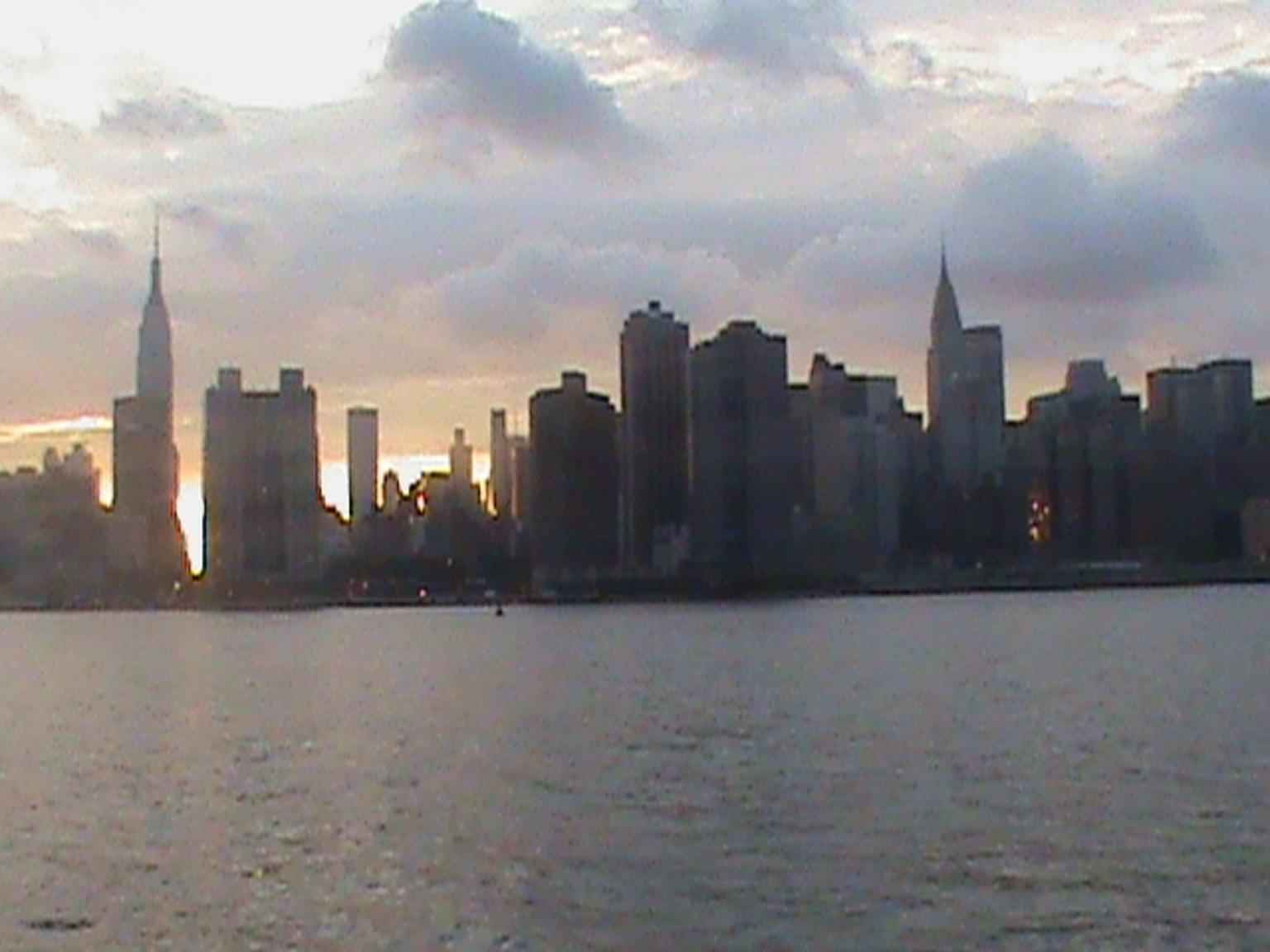 Midtown Manhattan at sunset
