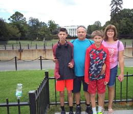 Photo of White House family photo This is as close as you can get to the White House these days. , Sharon S - September 2016