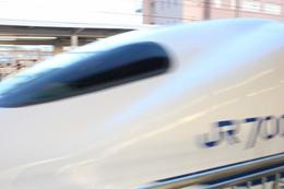 Photo of Bullet train speeding by These go by in the station while we waited for our train to arrive. SOOOO FAAASSTTT , Jeffrey A - August 2014