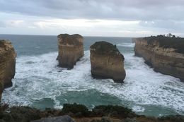 Photo of Sunset at Loch Ard Probably my favorite part of the Great Ocean Road Tour was learning about the wreck at Loch Ard and seeing how treacherous it can be. , Jessica R - July 2016