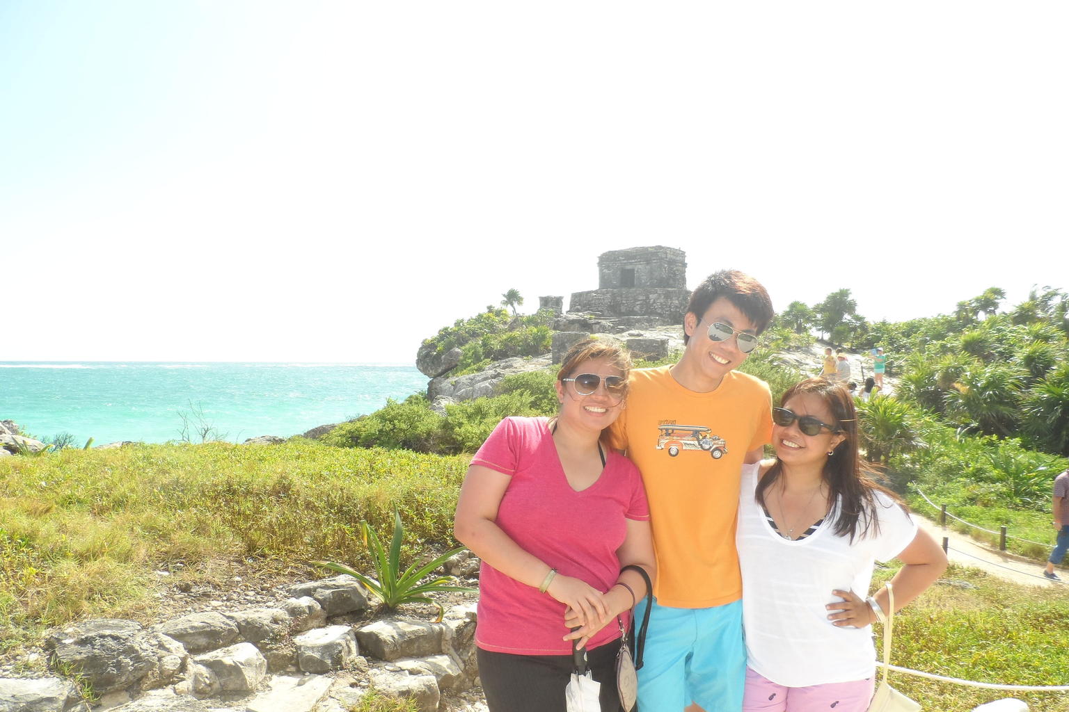 At Tulum Ruins