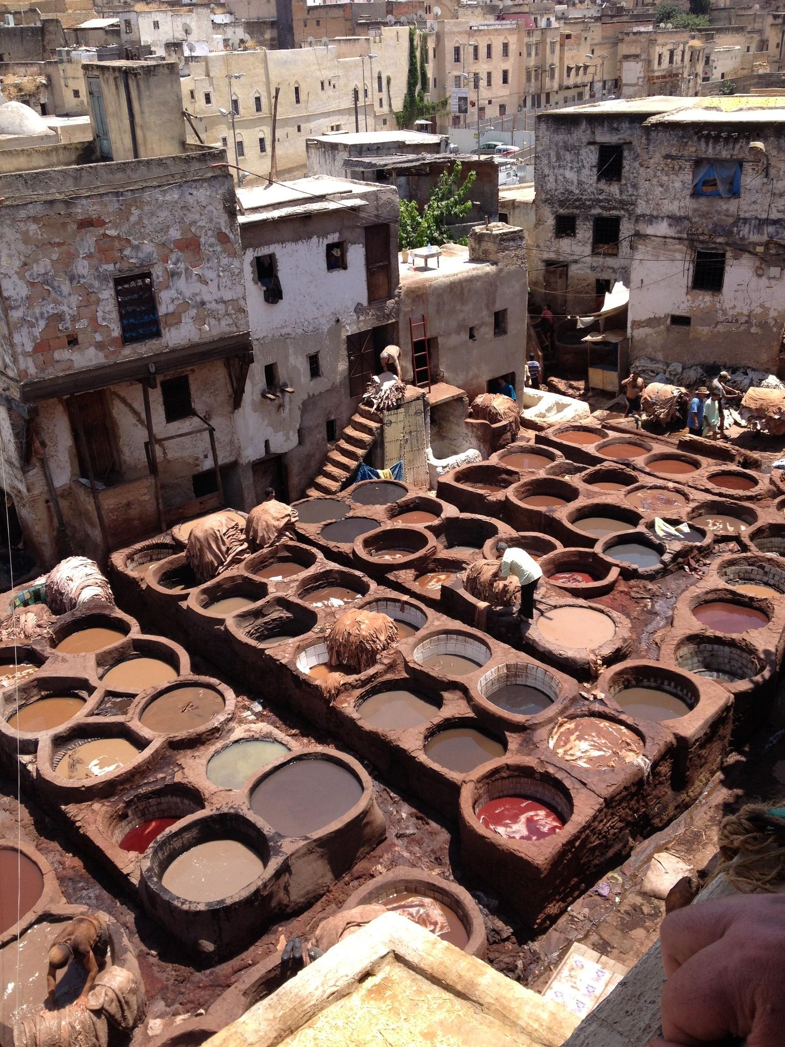 Leather Tannery in Fez