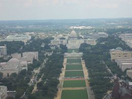 Photo of View of Capitol from top of Washington Monument This is just one of the many pictures I took from each side of the monument. This gives you the chance to see Washington DC from a totally unobstructed view and it's breathtaking. , William K - August 2016