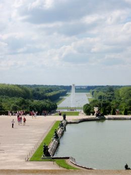 Photo of Grand Canal of Versailles The mile-long Grand Canal held gondola races in the summer and skaters in the winter , Savvy Sightseer - August 2016