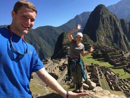 Photo of On Top of the World My sister and I at one of the first vista points of Machu Picchu taken by our guide for the day , Ludmila M - September 2016