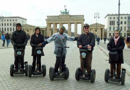 Photo of Our group and guide at Brandenburg Gate in Berlin My wife and I, my Sis and her husband and our guide Walid. , William A - April 2013