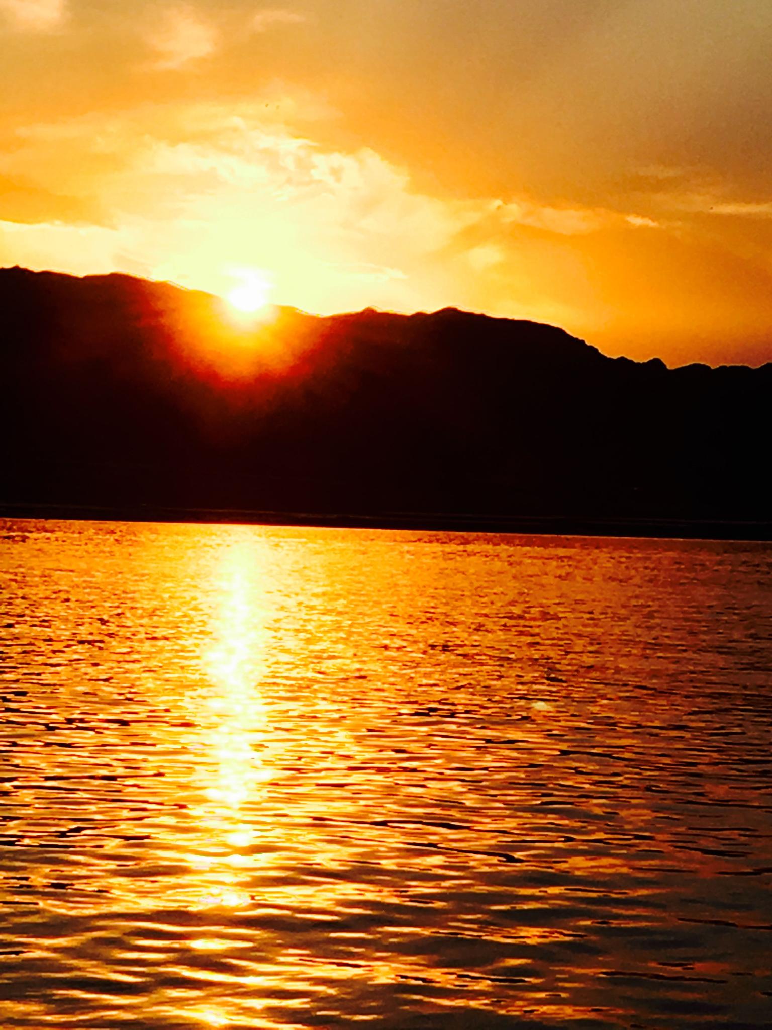Sunset over Lake Mead