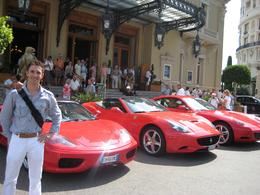 Photo of The Grand Casino, Monte Carlo. Entrance into The Grand Casino in Monte Carlo. There are a lot of exotic cars parked in front (here are 3 different Ferrari)., Dmitriy M - September 2009