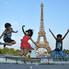 Photo of Paris Evite as filas para Torre Eiffel, cruzeiro pelo Rio Sena e excursão turística por Paris My kids jumping shot.