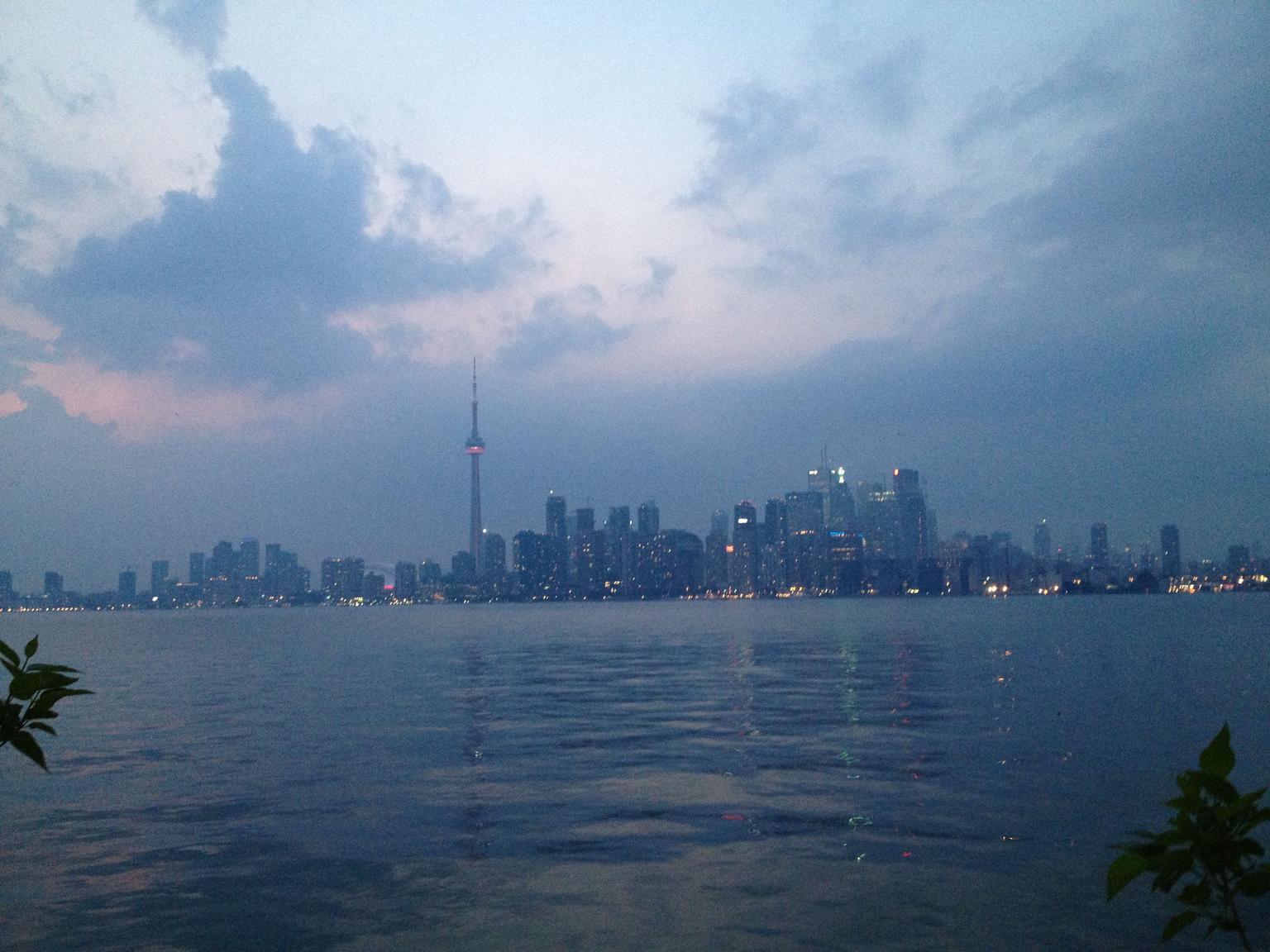 Sunset View of Toronto Skyline