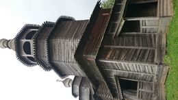 Photo of Wooden church at museum Our guide Elena took us to the wooden architecture museum near Novgorod. It showed the early buildings of Russia, including the beautiful wooden churches. , Helen H - August 2015