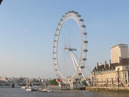 Photo of The London Eye Taken standing on the bridge opposite near the London Aquarium., Fariba T - May 2008