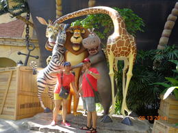 Photo of Madagascar @ USS My wife and I taking a souvenir photo at one of the attractions at Universal Studios Singapore. , Alvin C - May 2014