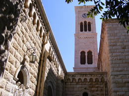 Photo of Nazareth The view between the Church of the Annuniciation and St Joseph's Church. See where the holy family lived. , Nicholas R - March 2012