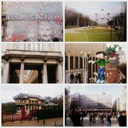 Photo of Various places on tour Includes the view of the Atomium ,Galeries royales which around Grand Place Gaston la Gauffe, Japanese Gardens and a view of the Grand Place , Angelica L - March 2015