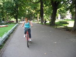 Photo of Cruising Krakow Why aren't you looking where you are going Paul, rather than taking a snap of me?, Paul M - July 2008