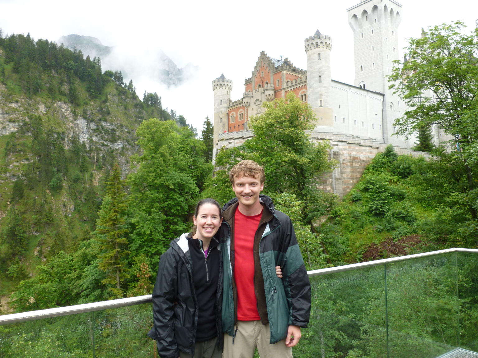 View of the Neuschwanstein Castle