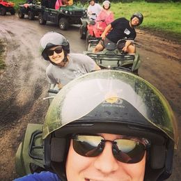 Photo of ATV Tour in the rain At one of the stops along the tour. Rain and mud made it even more fun! , Claudia L - November 2015
