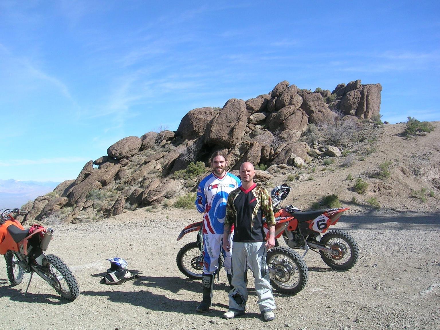 Kyle with guide Seth