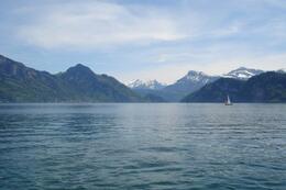 Photo of Lake Luzern Taken from the ferry on a beautiful day in May. The mountains are always covered in snow!, World Traveler - September 2010