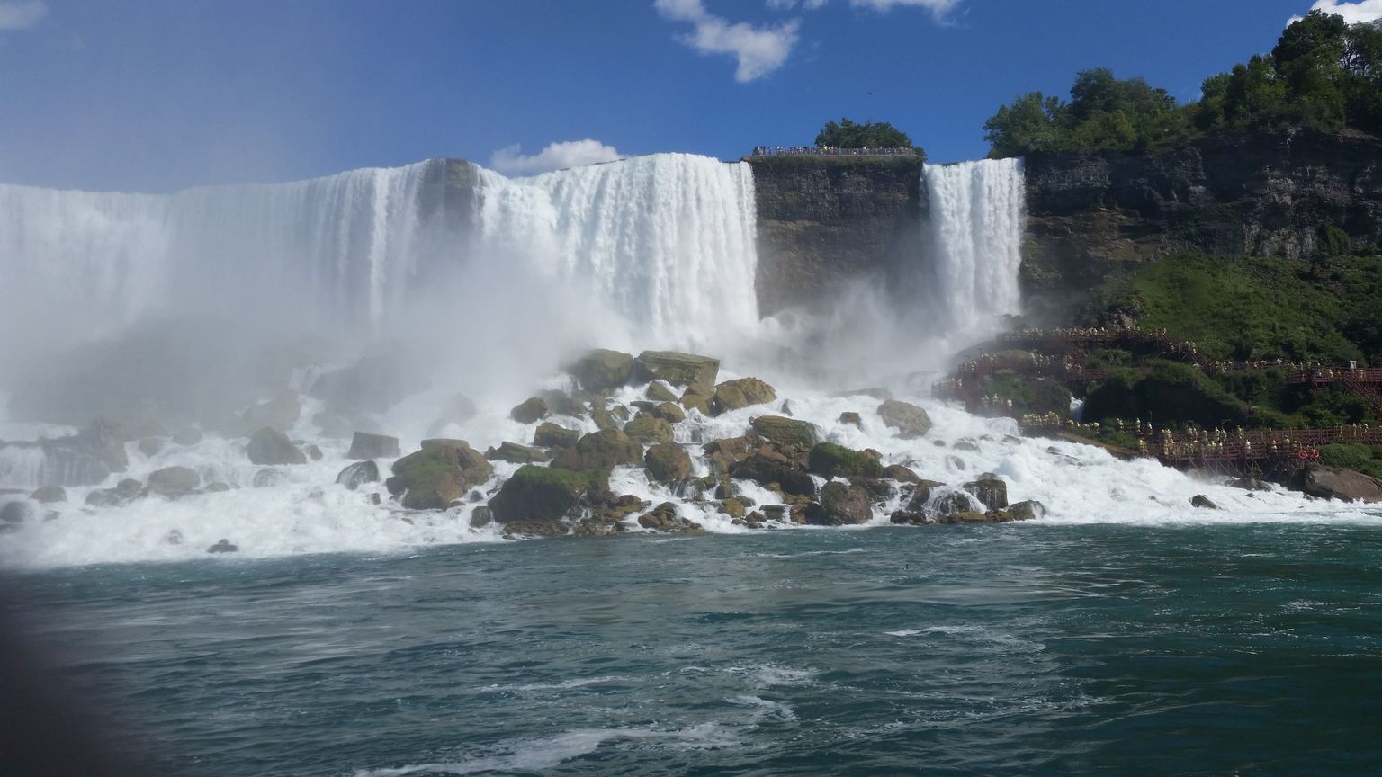Niagara Falls from Boat View