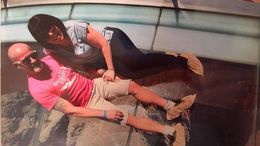 Photo of Sitting on the Skywalk one of the official pictures from the Skywalk..... 4000 feet above nothing! , Kathryn M - May 2016