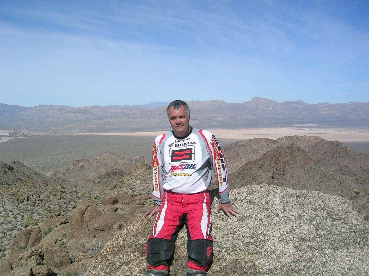 Brian having break. Scenery stunning.