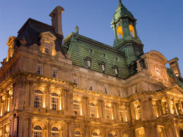 Photo of City Hall - Montreal by foot City Hall - detail of an impressive piece of architecture, walking tour of Montreal - May 2011