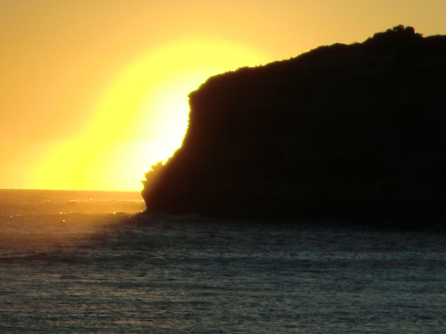Sunset at Port Campbell beach