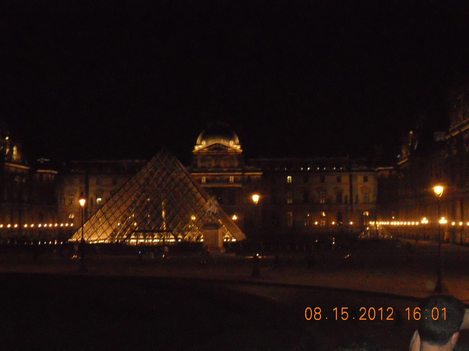 The Louvre by night