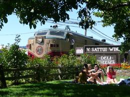 Photo of V. Sattu Winery Having a picnic at the V. Sattu Winery. This is the "Wine Train" rolling by. - September 2009