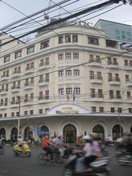 Photo of Vietnam Road Hotel Majestic There's a reason why they are blurry, those little motorbikes move quickly., Undercover Américan - October 2010