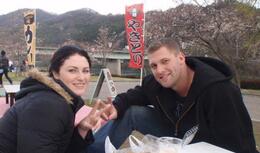 Photo of Enjoying a meal by the Kintai bridge It's the beginning of the cherry blossom festival in Iwakuni, and we are just stunned with the beauty of the cherry blossom trees and the rich culture. It's the most popular spot to celebrate the ... , koalakiss86 - November 2010