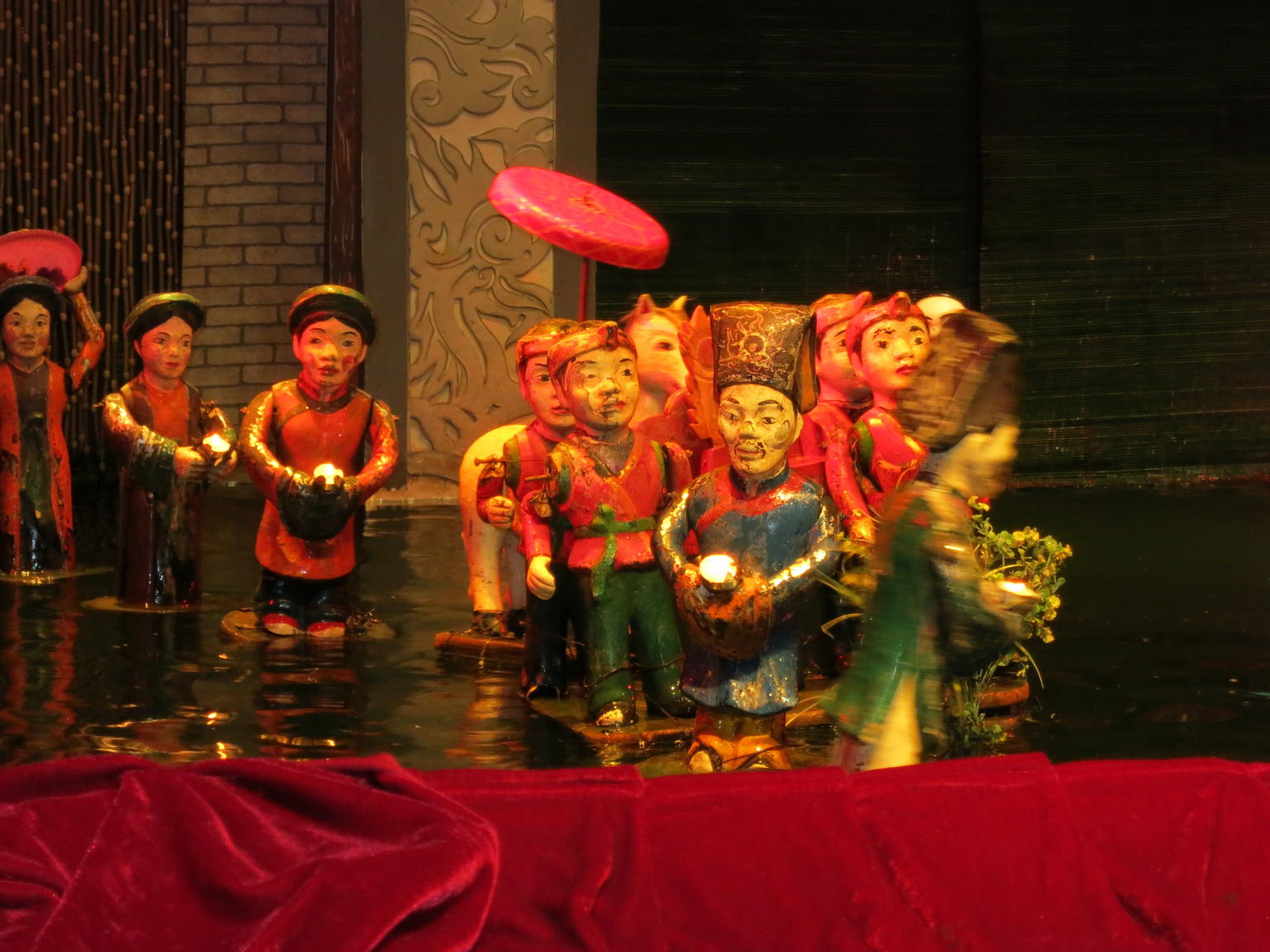 Puppets up close