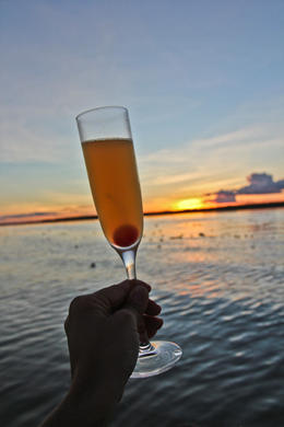 Photo of 4-Day Amazon River Luxury Cruise from Iquitos on the 'Aria' Mimosas at sunset - December 2013