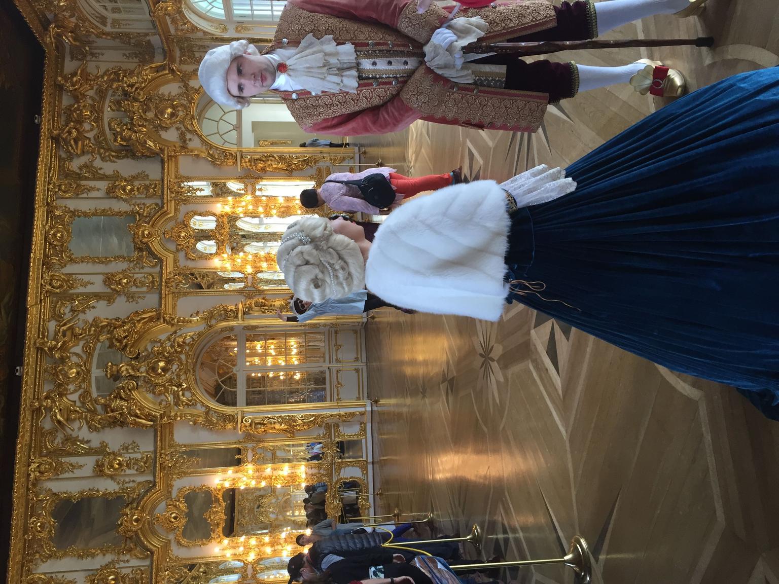 Inside Catherine Palace.