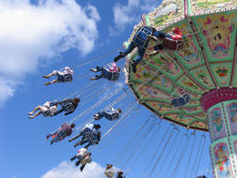 Photo of The swinging chair ride is fun at Vienna Prater The swinging chair ride is fun at Vienna Prater - November 2011