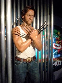 Photo of Wolverin star Hugh Jackman was too tall for my selfie so I contented myself with a snapshot of his action! , Muna H - May 2016