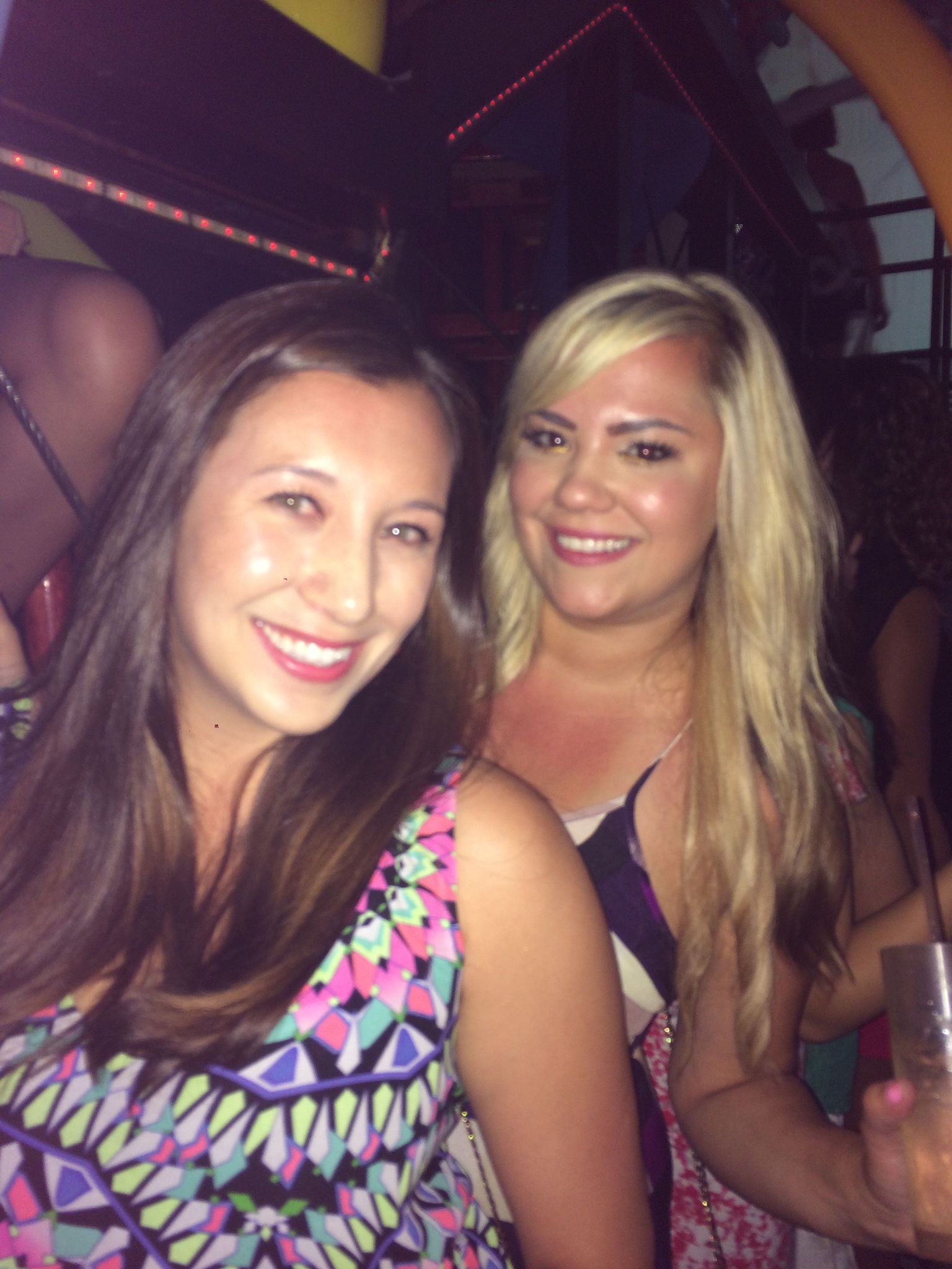 Enjoying our night at Coco Bongo