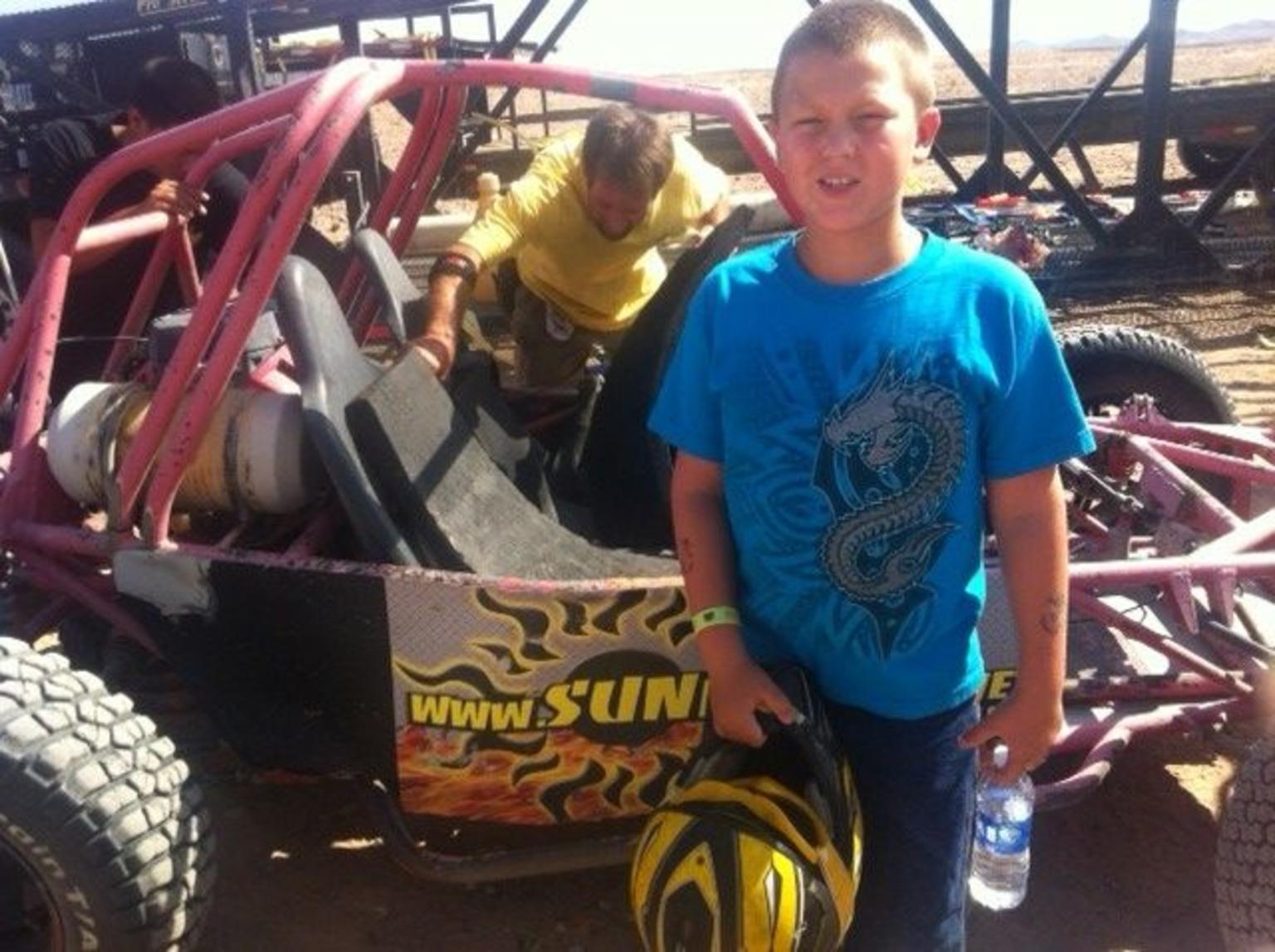 My Son with the Buggy