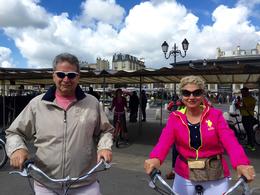 Photo of Photo by Françoise B Toronto,Canada, August 2016 My husband and myself after shopping for lunch, ready to explore Versailles by Bike!! , Dr Gary Z - August 2016