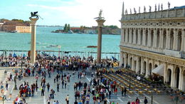 Photo of Piazza San Marco The famous piazza as seen from the top of the San Marco Basilica , C S - October 2015