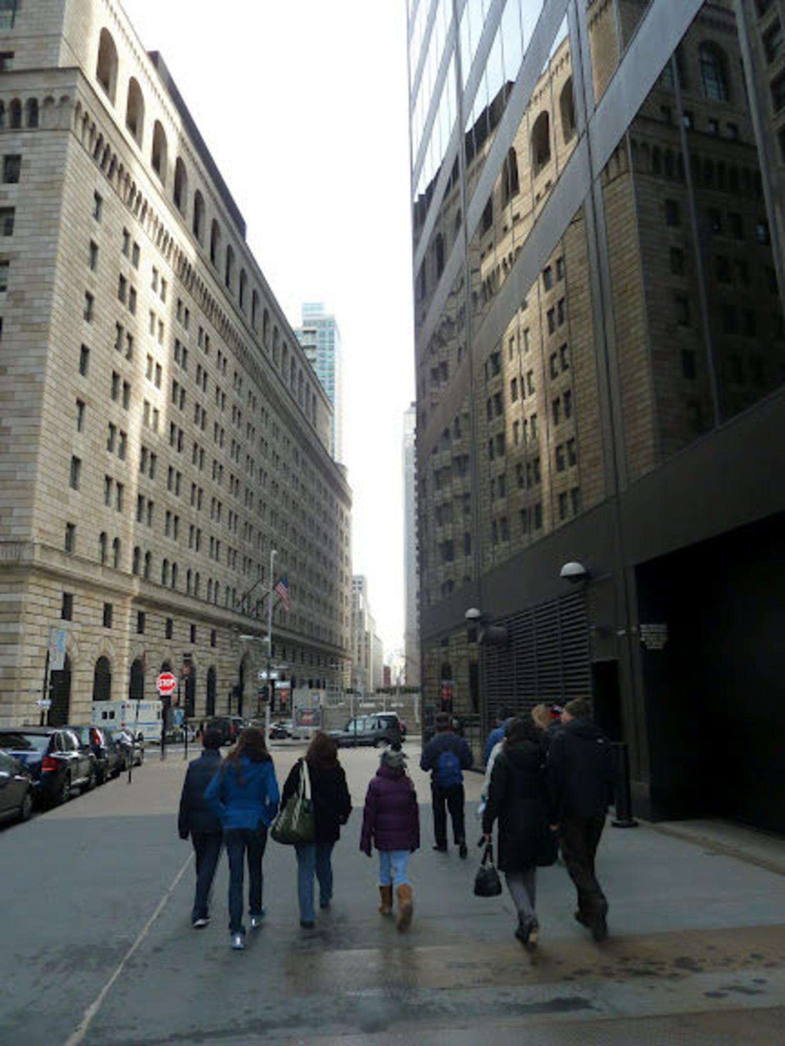 The Wall Street Experience - walking on the tour